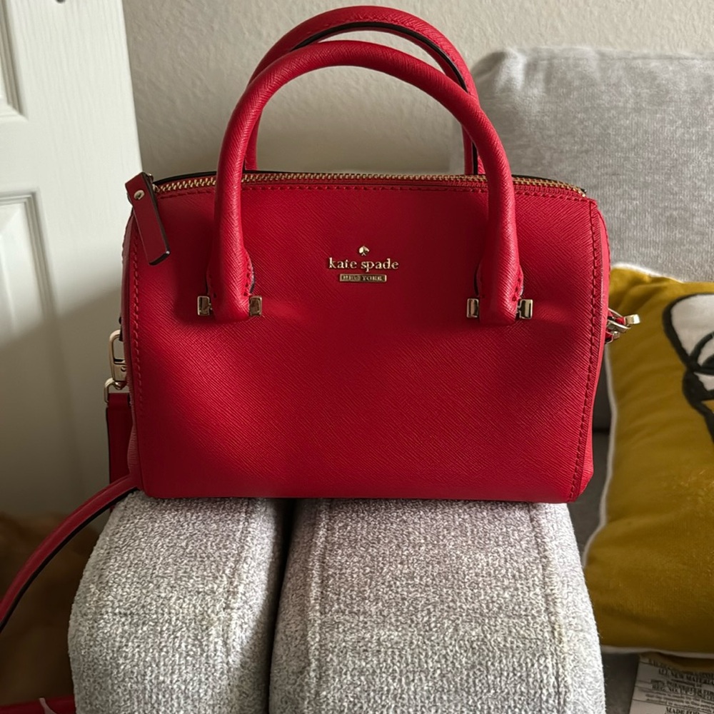 Red Kate Spade Cross Body Bag